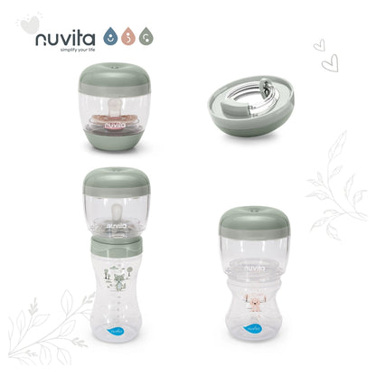 Nuvita Melly Plus Portable Uv Steriliser (Sage Green)