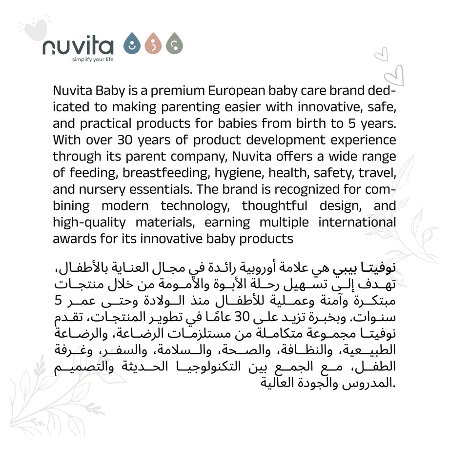Nuvita Melly Plus Portable Uv Steriliser (Sage Green)