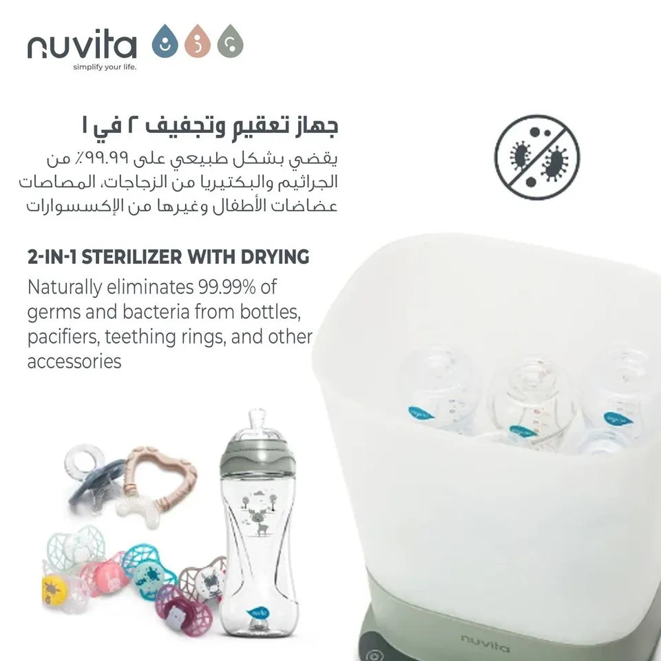 Nuvita SteriDry Digital Steam Sterilizer & Dryer