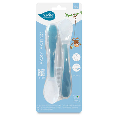Nuvita Easyeating Po2 Silicone Spoons