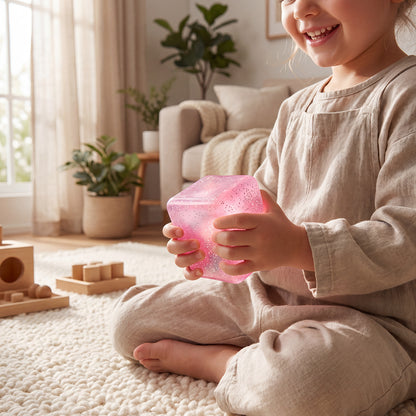 Schylling Needoh Glitter & Glow Nice Cube
