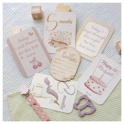 Moonkie First Moments Newborn Set (Blush Pink)