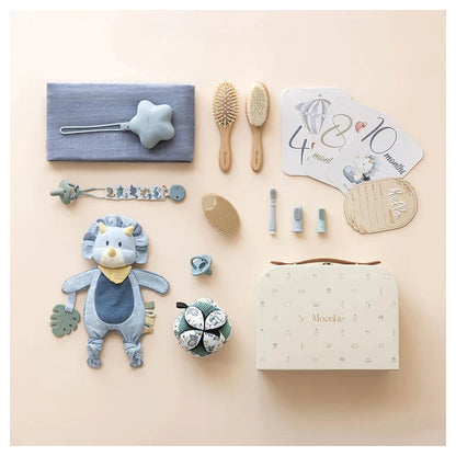 Moonkie First Moments Newborn Set (Soft Blue)