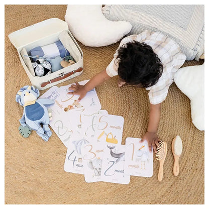 Moonkie First Moments Newborn Set (Soft Blue)