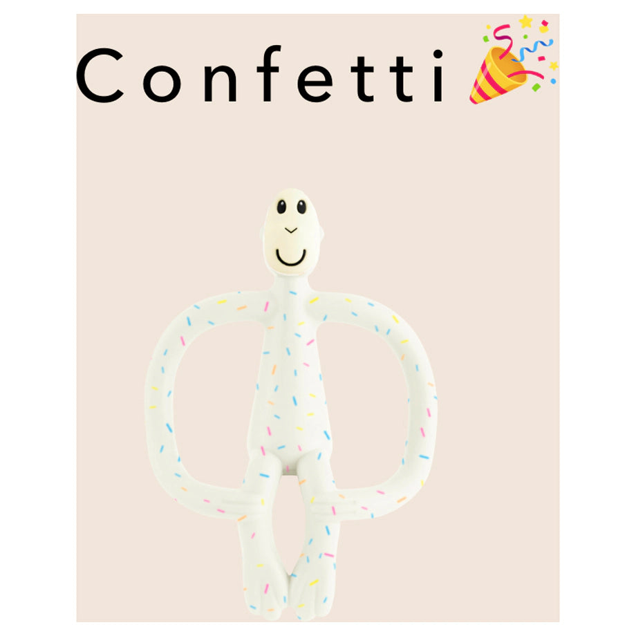 Matchstick Monkey Teething Toy (Confetti) Matchstick Monkey Teething Toy (Confetti)