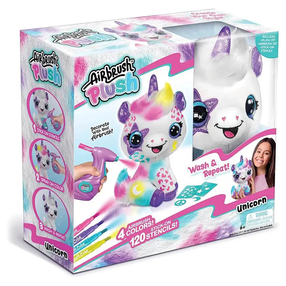 Canal Toys Airbrush Plush Unicorn Art Kit