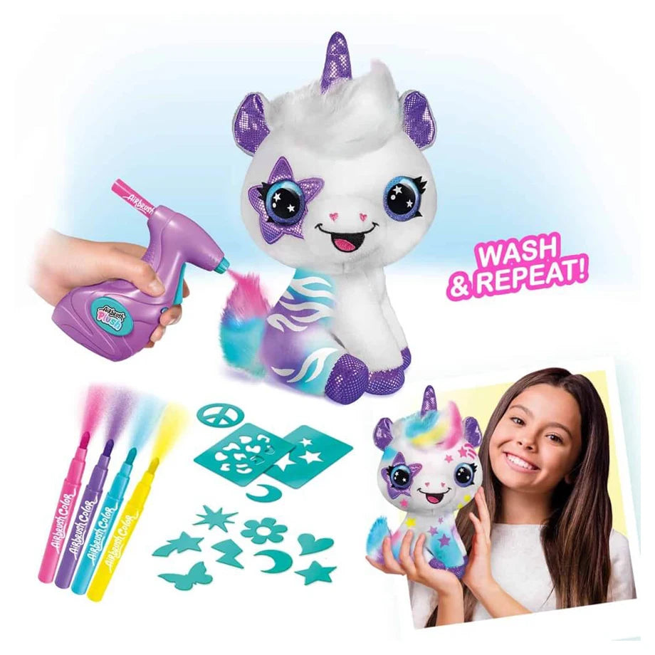 Canal Toys Airbrush Plush Unicorn Art Kit