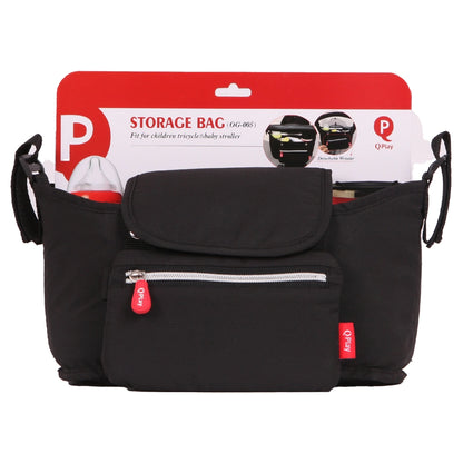 Qplay Tricycle & Pushcart 2 In 1 Universal Organizer (Black)
