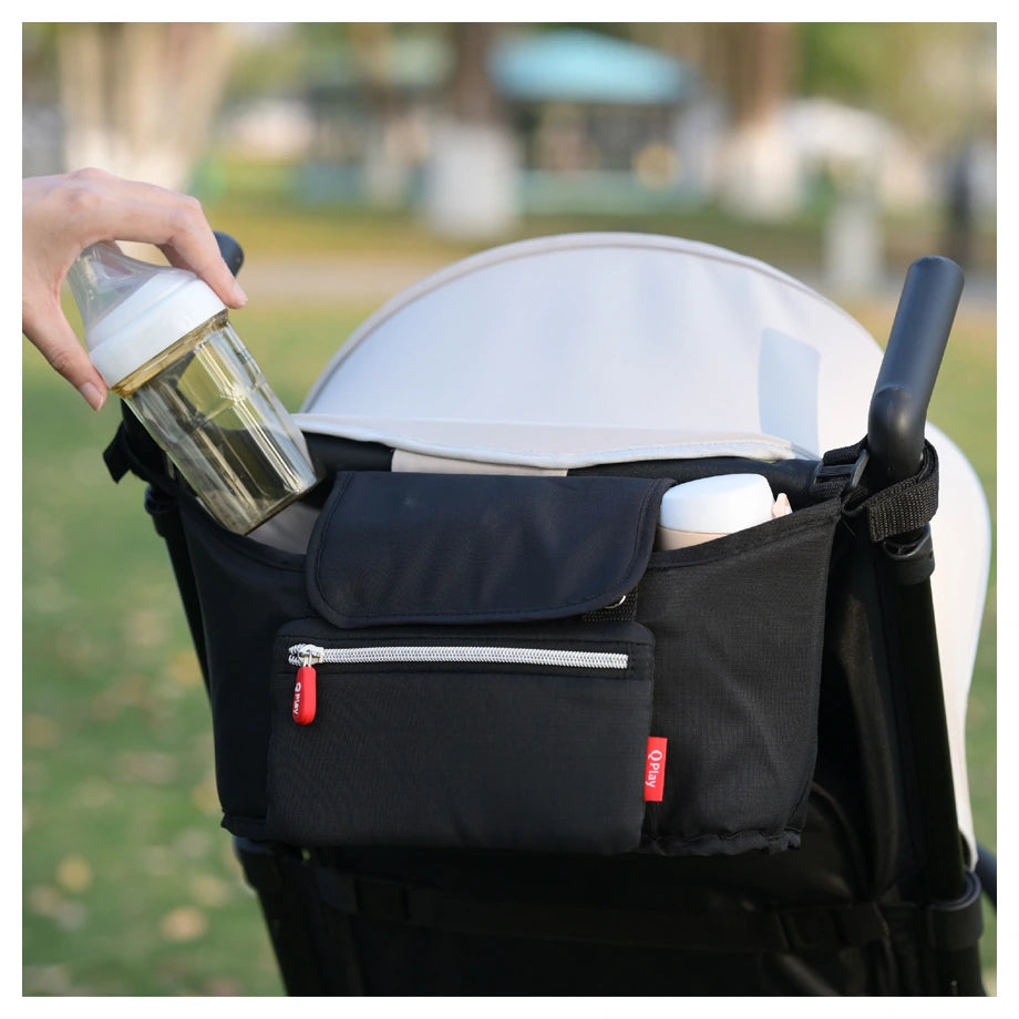 Qplay Tricycle & Pushcart 2 In 1 Universal Organizer (Black)