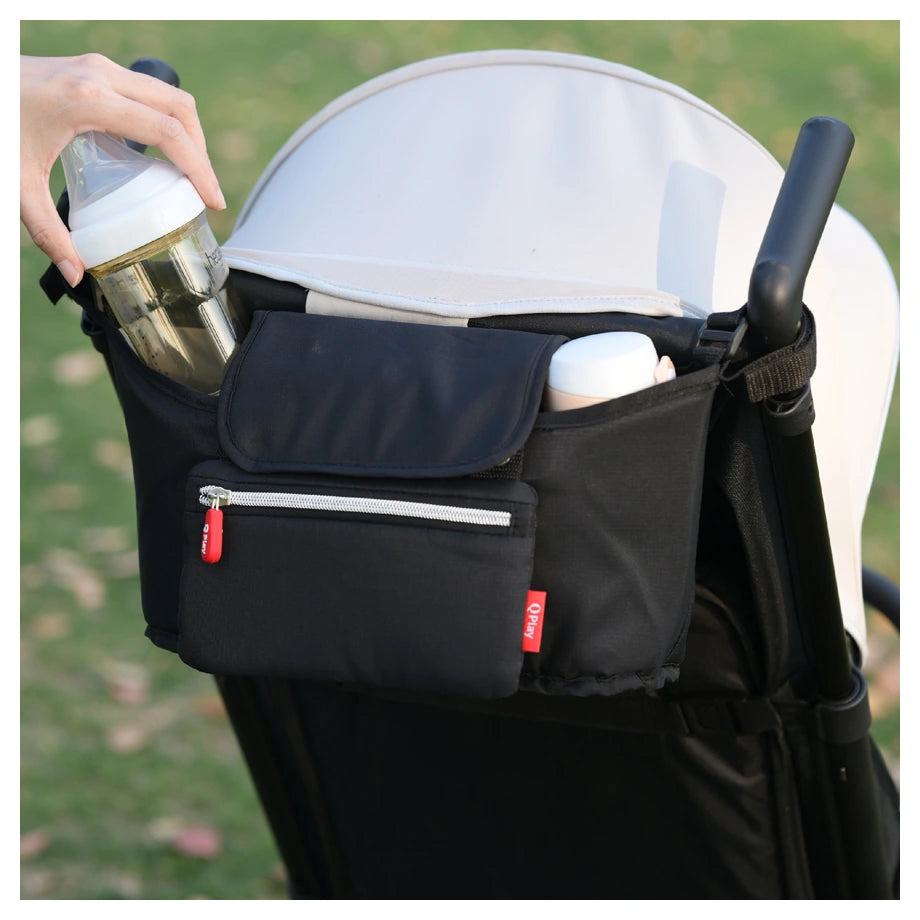 Qplay Tricycle & Pushcart 2 In 1 Universal Organizer (Black)
