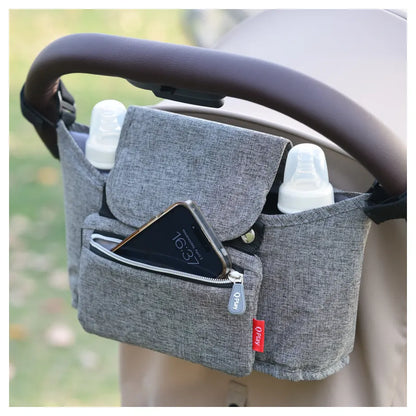 Qplay Tricycle & Pushcart 2 In 1 Universal Organizer (Light Grey)