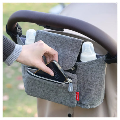 Qplay Tricycle & Pushcart 2 In 1 Universal Organizer (Light Grey)