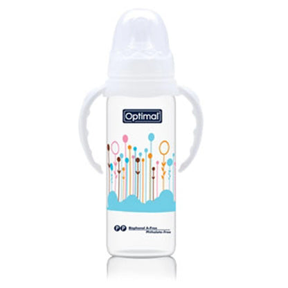 Optimal Narrow Neck Orthodontic Feeding Bottle (240ml)