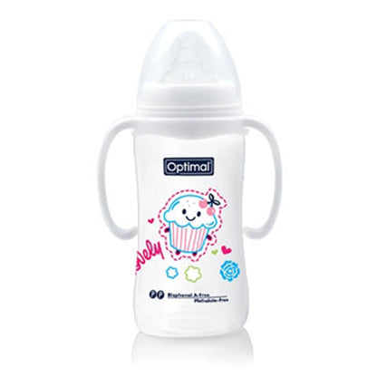 Optimal Wide Neck Feeding Bottle (300ml)