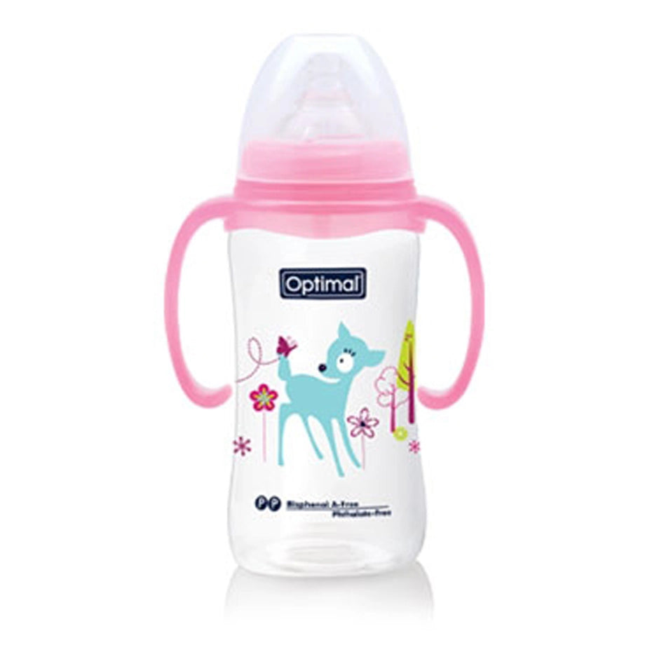 Optimal Wide Neck Feeding Bottle (300ml)