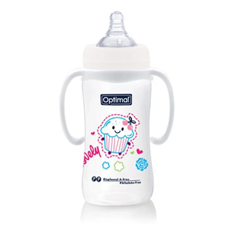 Optimal Wide Neck Feeding Bottle (300ml)