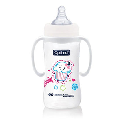 Optimal Wide Neck Feeding Bottle (300ml)