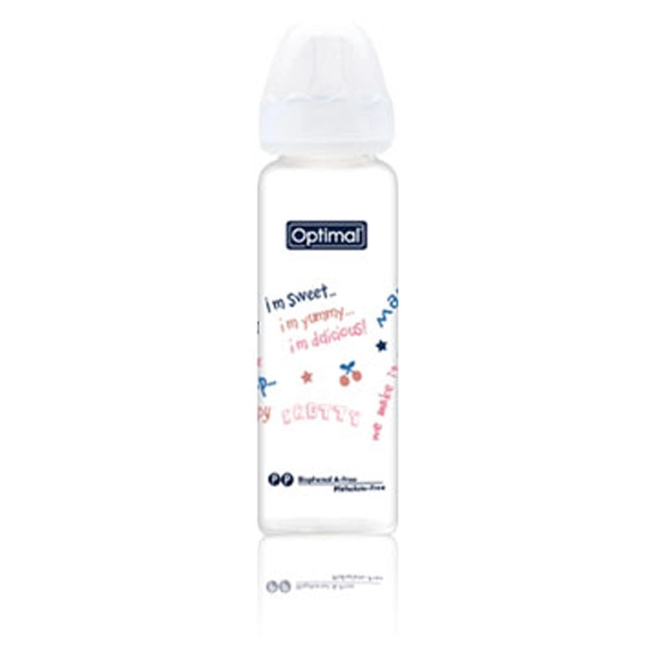 Optimal Glass Feeding Bottle (240ml)