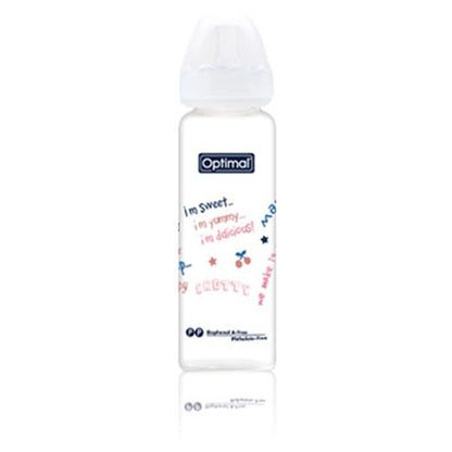 Optimal Glass Feeding Bottle (240ml)