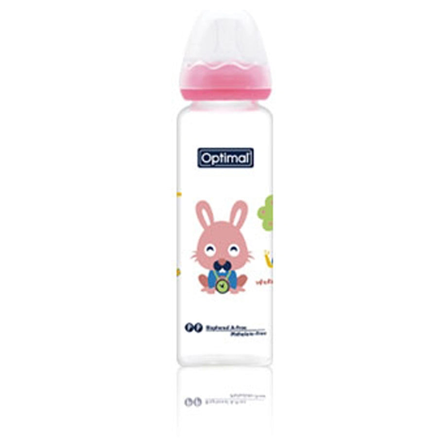 Optimal Glass Feeding Bottle (240ml)