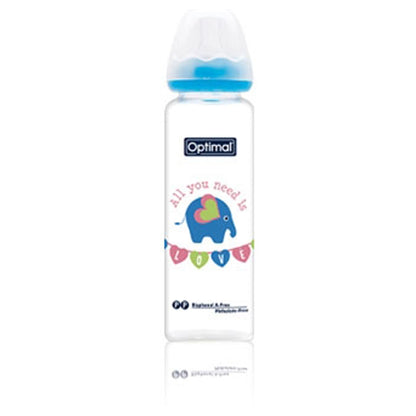 Optimal Glass Feeding Bottle (240ml)