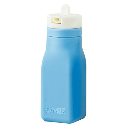 OmieLife OmieBottle Silicone Bottle, 255ml (Blue)