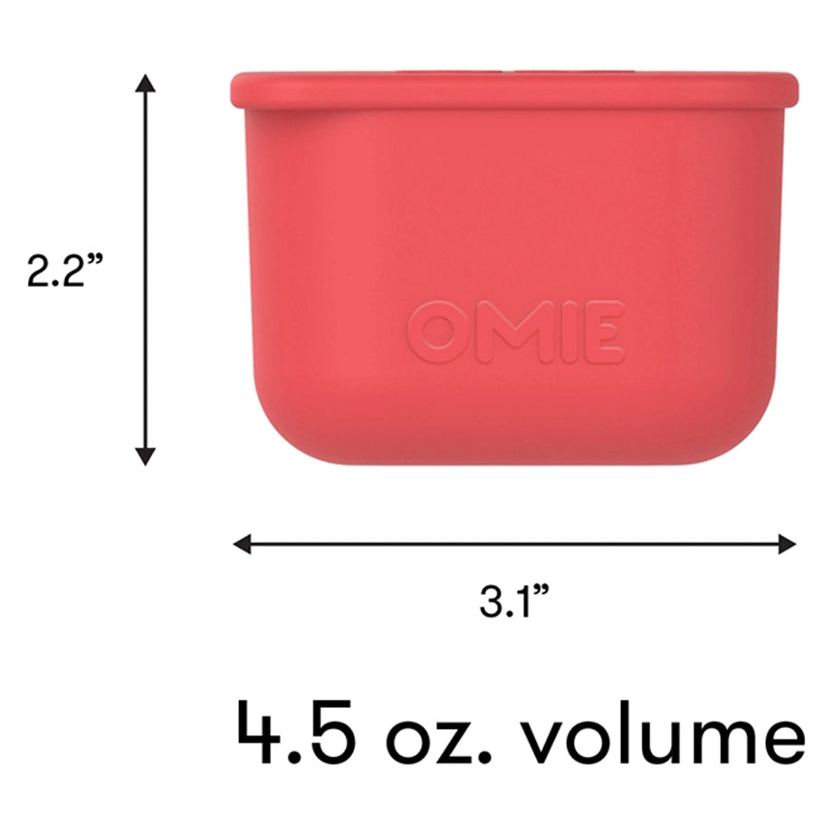 OmieLife OmieBox Up Dip Containers, Set of 2 (Pink & Teal)