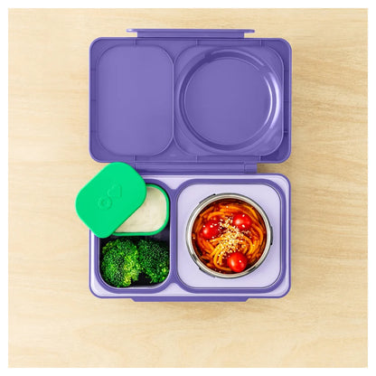 OmieLife OmieBox Up Dip Containers, Set of 2 (Purple & Green)