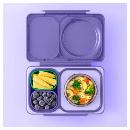OmieLife OmieBox Up Dip Containers, Set of 2 (Purple & Green)
