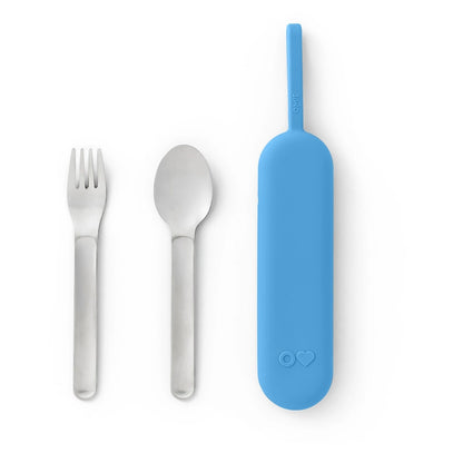 OmieLife OmieBox Up Pod and Utensil Set (Azure)
