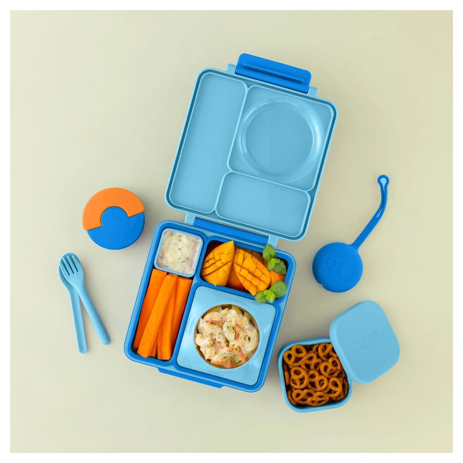 OmieLife OmieSnack Snack Container (Blue)