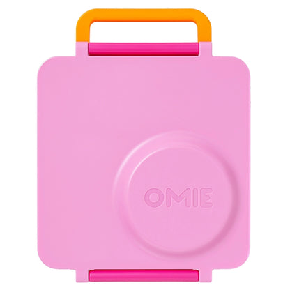 OmieLife OmieBox Kids Bento Box with Insulated Thermos (Pixie Pink)