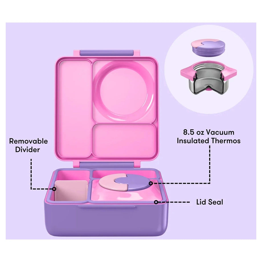 OmieLife OmieBox Thermos, 250ml (Unicorn Pink)