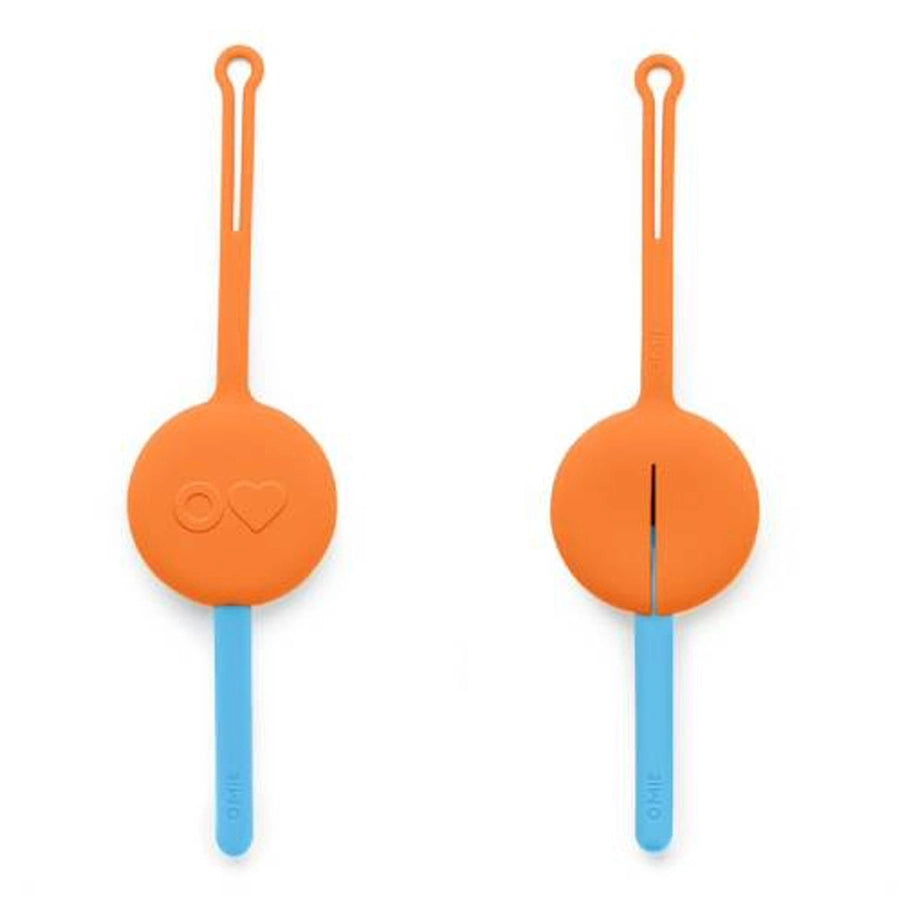 OmieLife OmiePod Kids Utensil Set and Case (Sunrise)