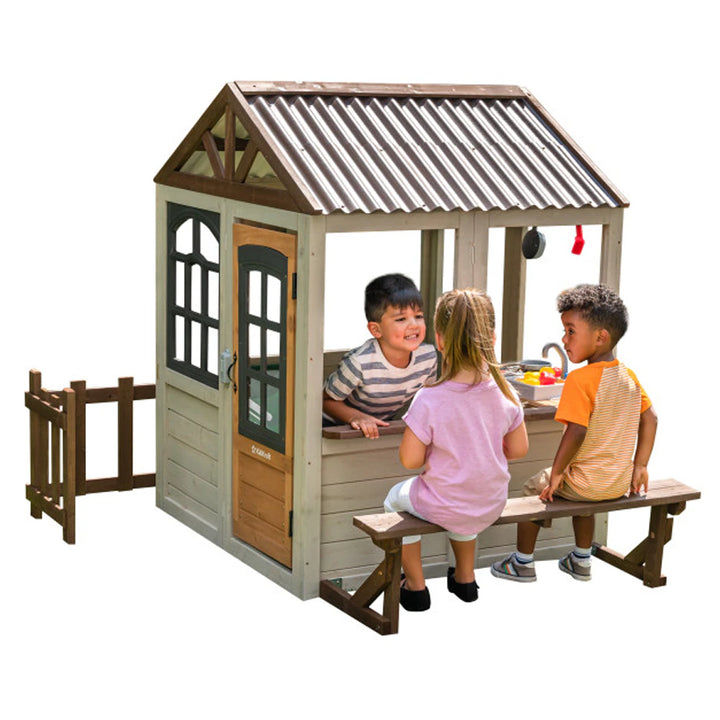 Kidkraft Pioneer Cottage Wooden Playhouse