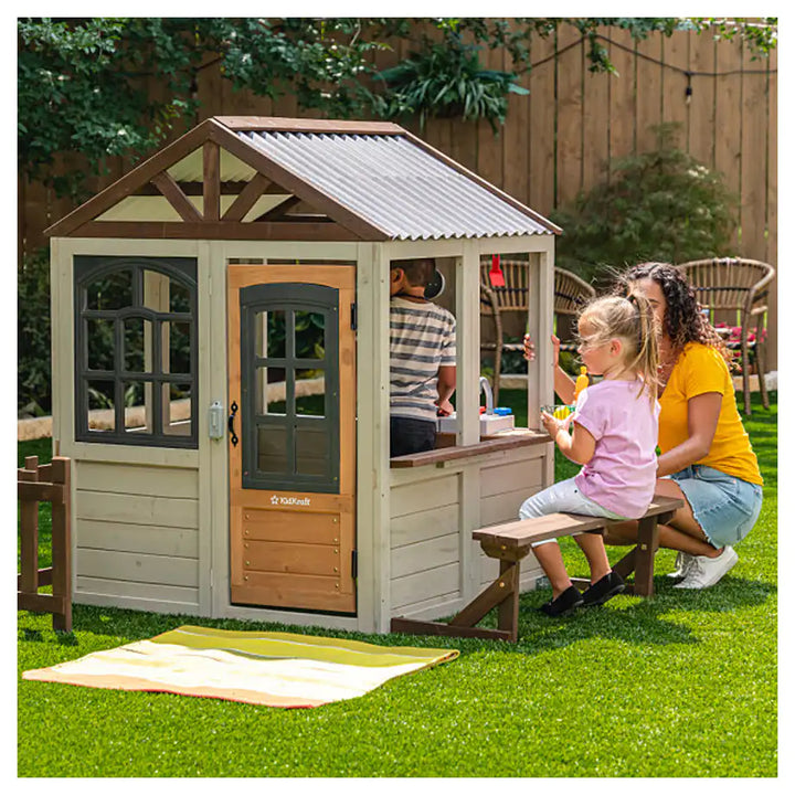 Kidkraft Pioneer Cottage Wooden Playhouse