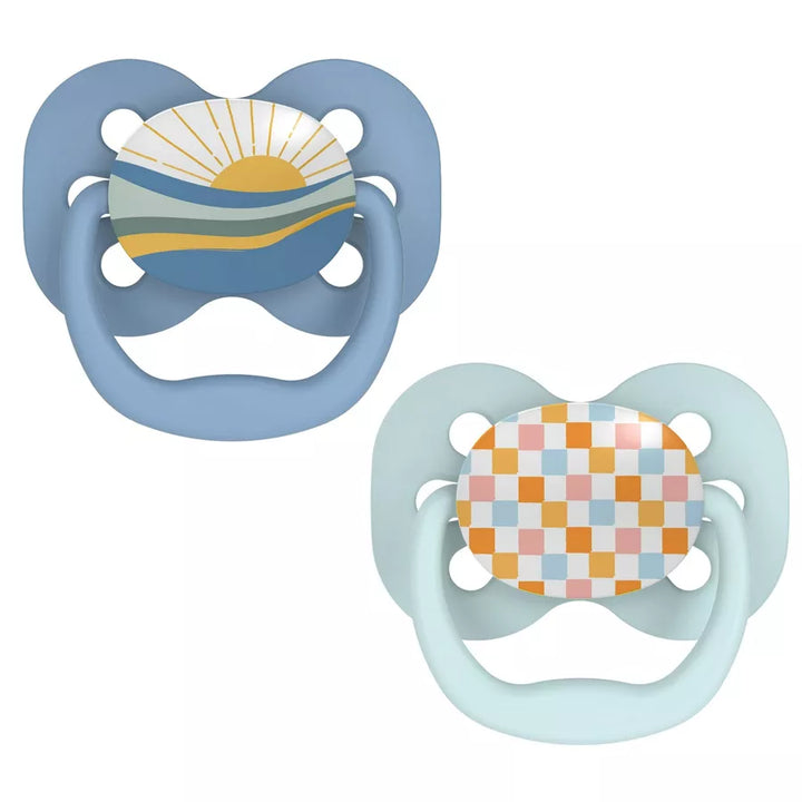 Dr. Browns Advantage Pacifier - Stage 1, 2-Pack (Blue)