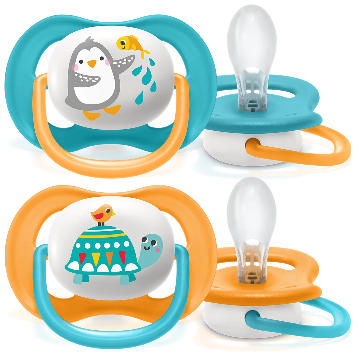 Philips Avent Soother Air Coll Animals Pack of 2 (6-18m) - SCF080/12