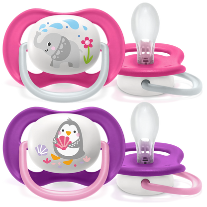 Philips Avent Soother Air Coll Animals Pack of 2 (6-18m) - SCF080/12