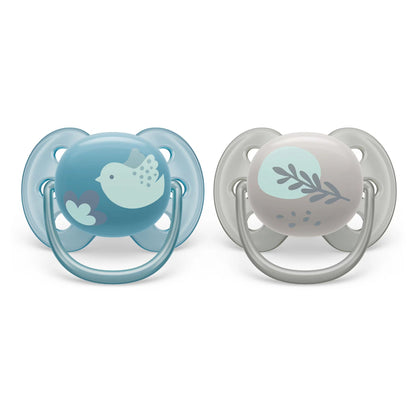 Philips Avent Ultra Soft Pacifier 6-18M Boy (Pack of 2)