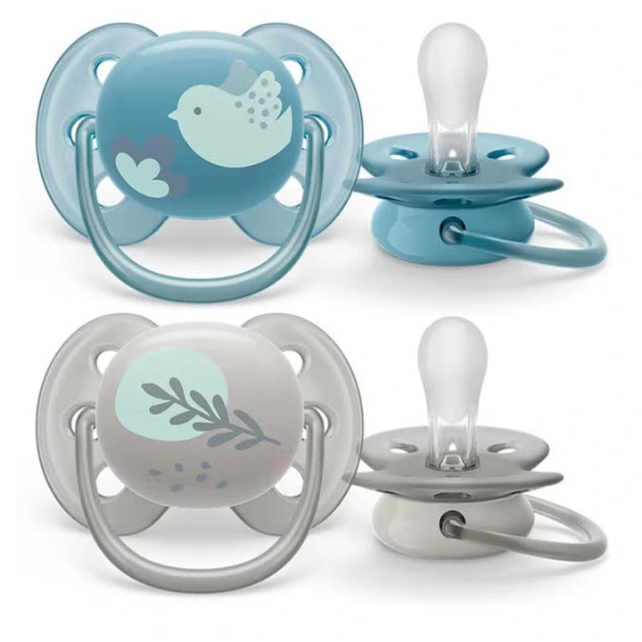 Philips Avent Ultra Soft Pacifier 6-18M Boy (Pack of 2)