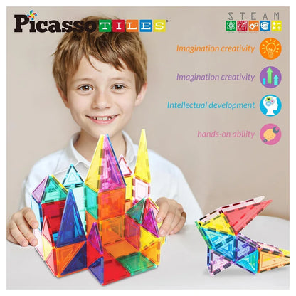 Picasso Magnetic Tiles 3D Classic Set 24 Pieces