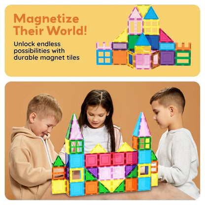 Picasso Magnetic Tiles with Carry Bag 101 Pieces