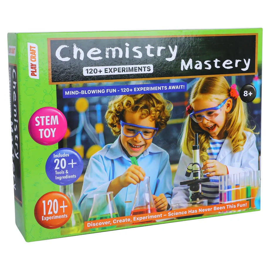 Play Craft Chemistry Mastery Science Kit (125+ Experiments)