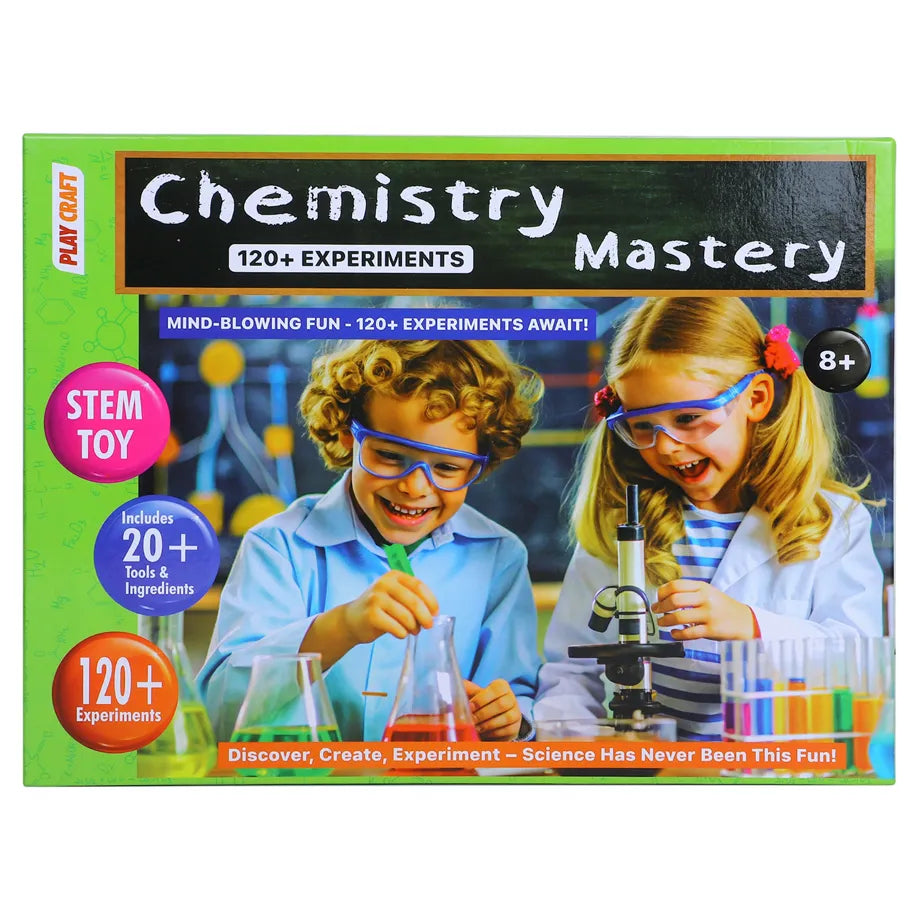 Play Craft Chemistry Mastery Science Kit (125+ Experiments)