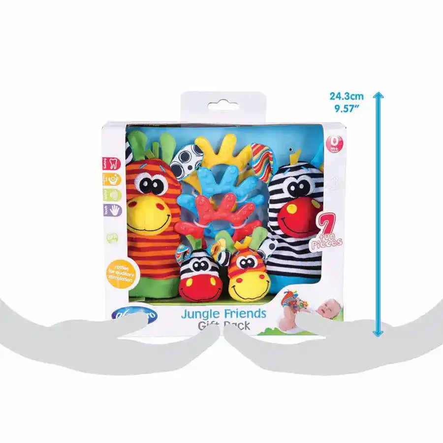 Playgro Jungle Friends Gift Pack - Multi color