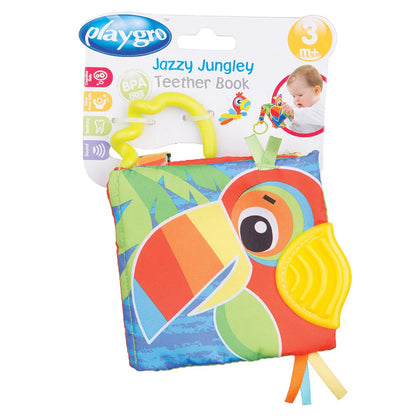 Playgro Jazzy Jungle Teether Book