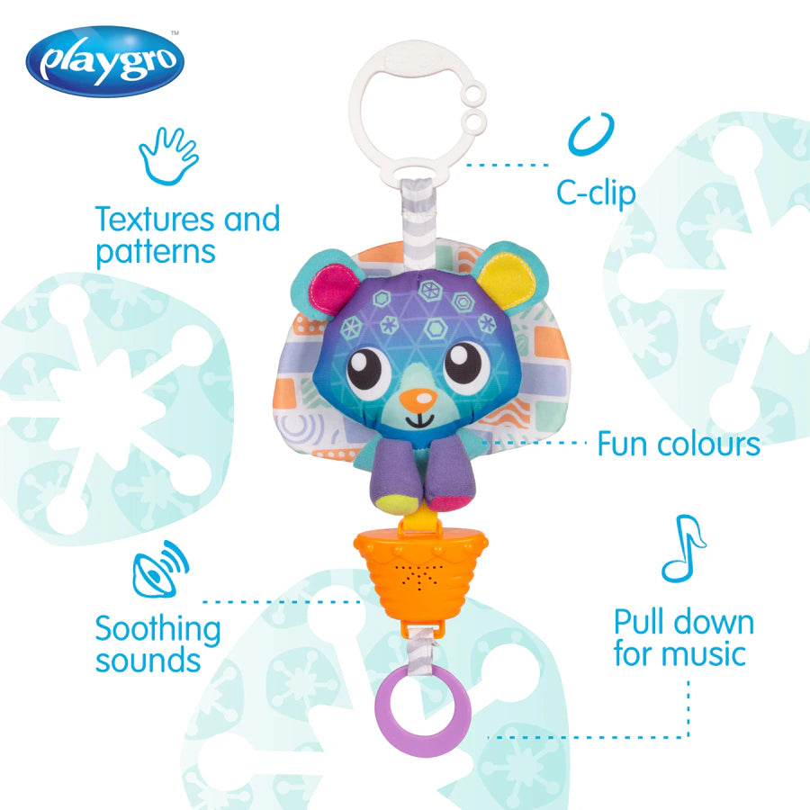 Playgro Polar Pals Musical Pullstring Bear Playgro Polar Pals Musical Pullstring Bear