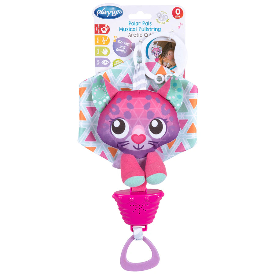 Playgro Polar Pals Musical Pullstring Cat Playgro Polar Pals Musical Pullstring Cat