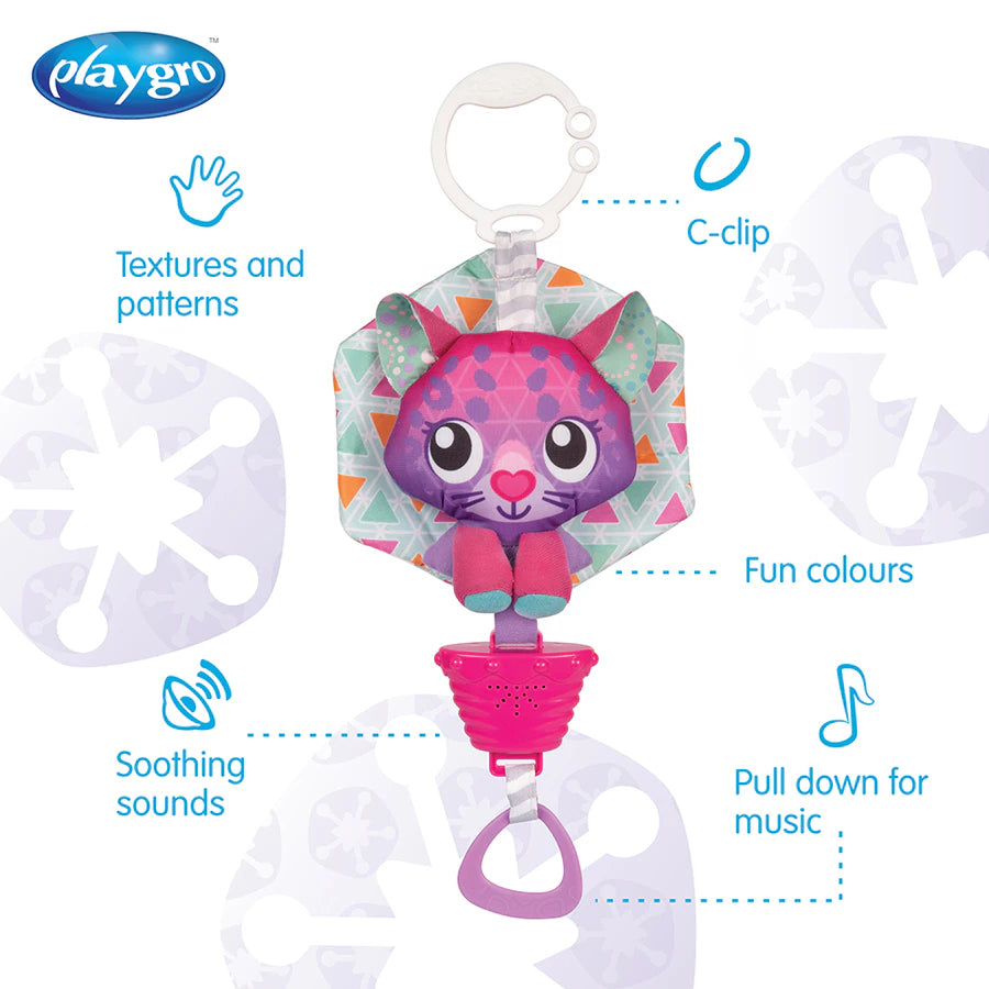Playgro Polar Pals Musical Pullstring Cat Playgro Polar Pals Musical Pullstring Cat